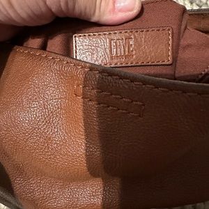Frye leather brown bucket bag. No stains, rips or marks. In used condition.